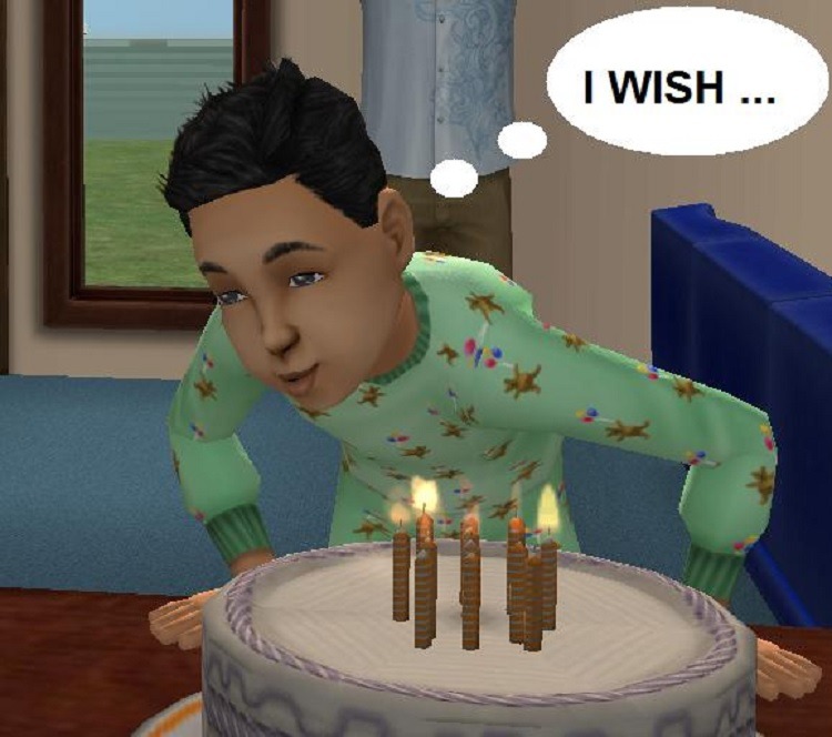How to blow out candles in sims 4?