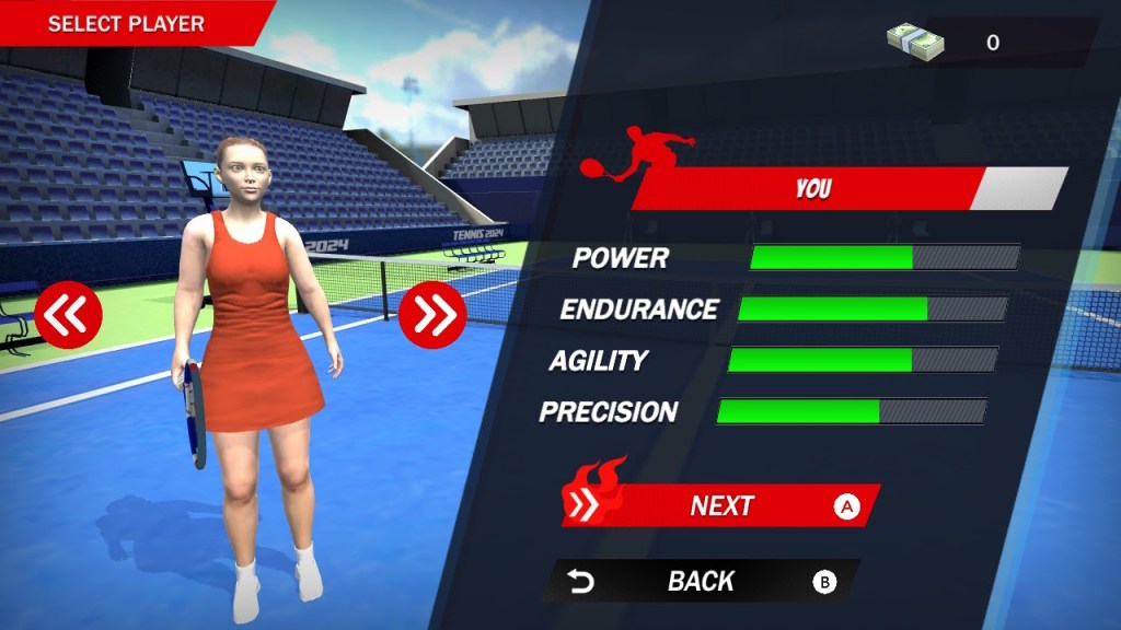 You are ugly in Tennis 2024 Simulator 