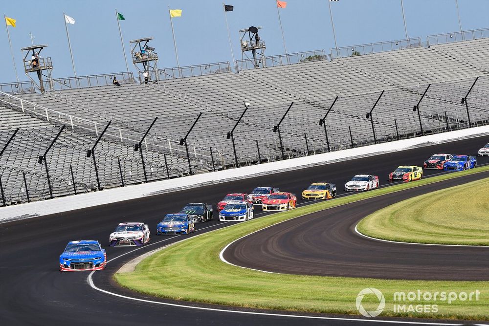 The Cup series hasn't raced on the Indianapolis oval since 2020, having used the road course in recent seasons