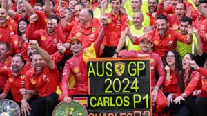 Audio: Carlo Vanzini’s passionate commentary after Ferrari 1-2 in Melbourne | 2024 Australian GP