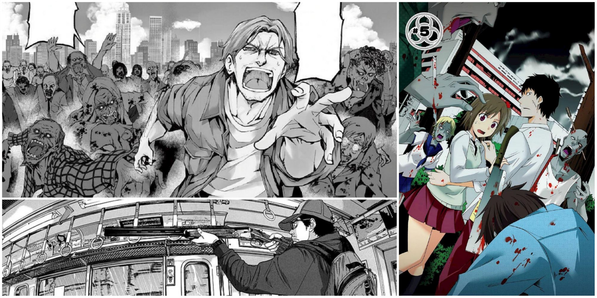 Zombie Manga Without Anime- Hour of the Zombie I Am a Hero Are You Alive Honda-kun