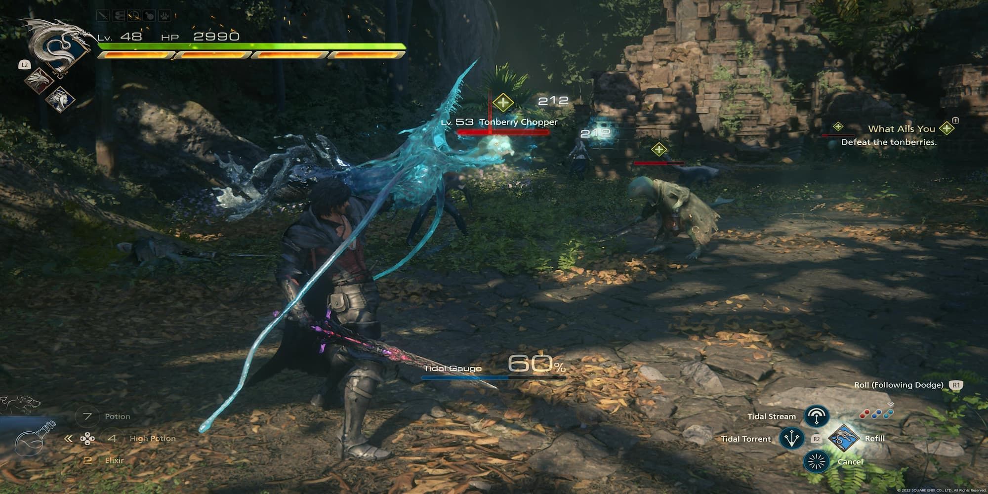 The Player Using Serpent's Cry In Combat