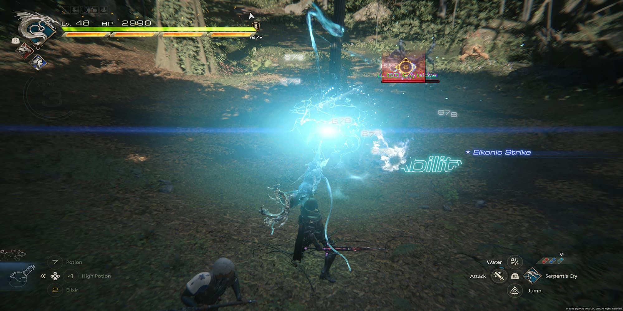 The Player Releasing Abyssal Tear