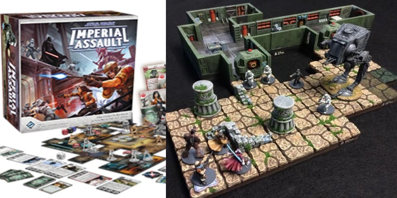 Star Wars Imperial Assault box and mission set up