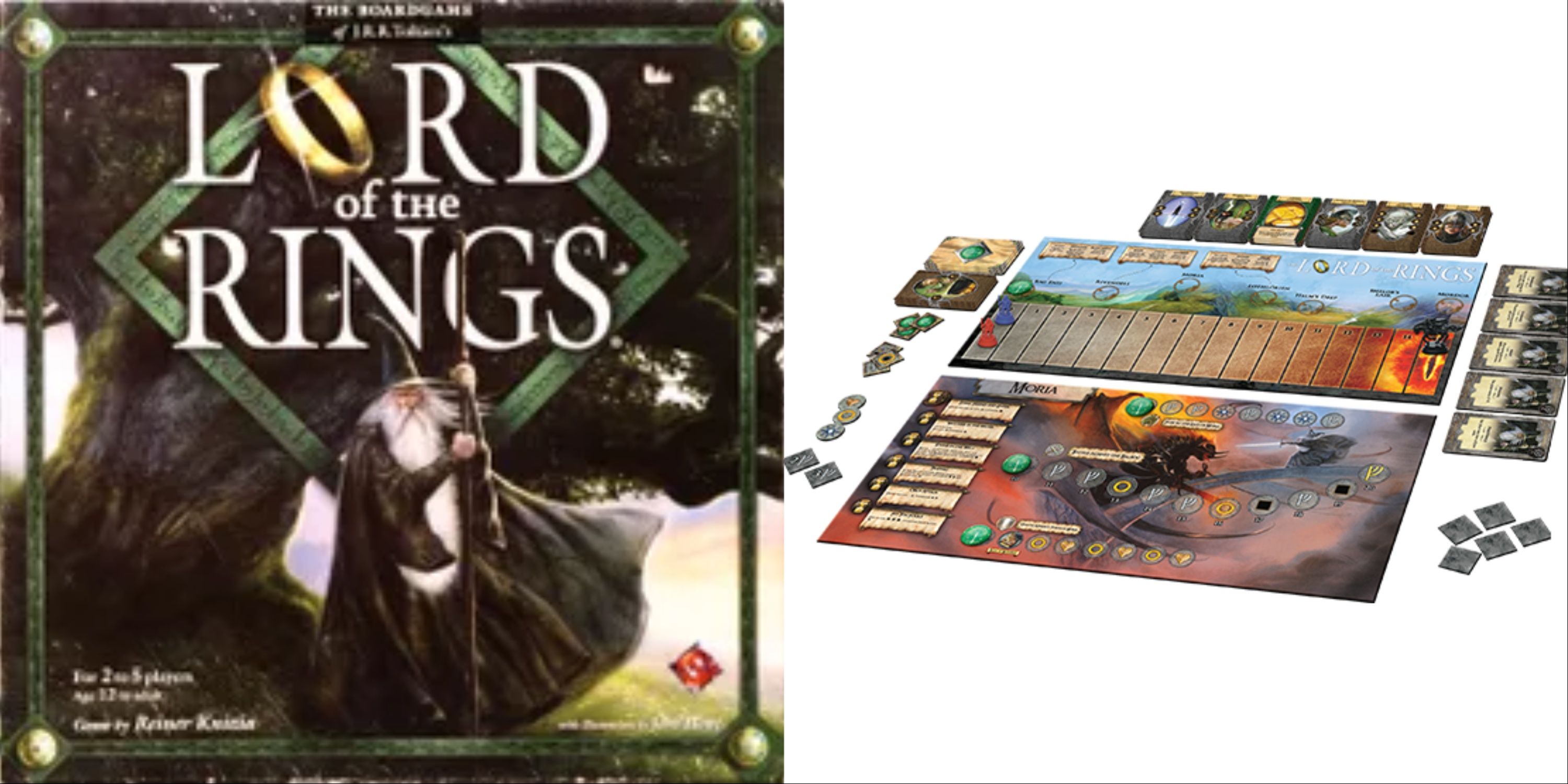 Lord Of The Rings: The Board Game, Box & Components