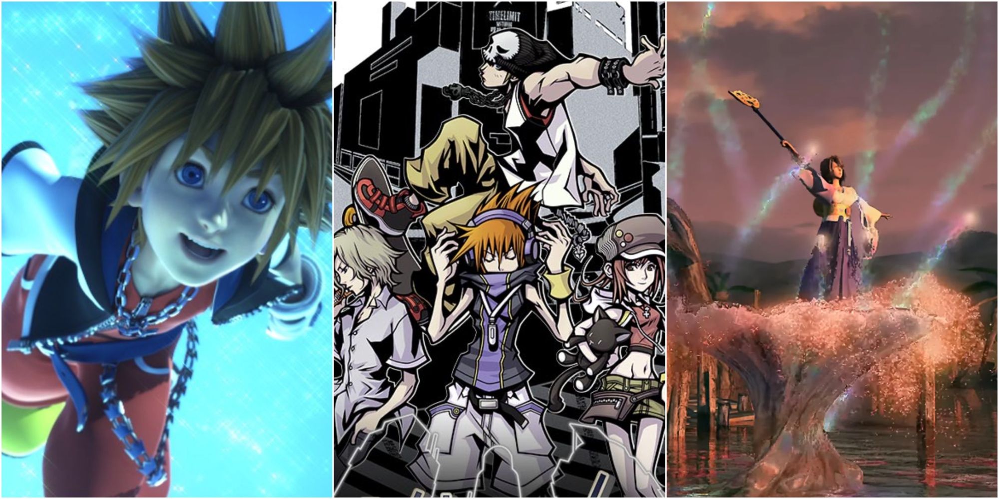 Kingdom Hearts 2, The World Ends With You, Final Fantasy 10