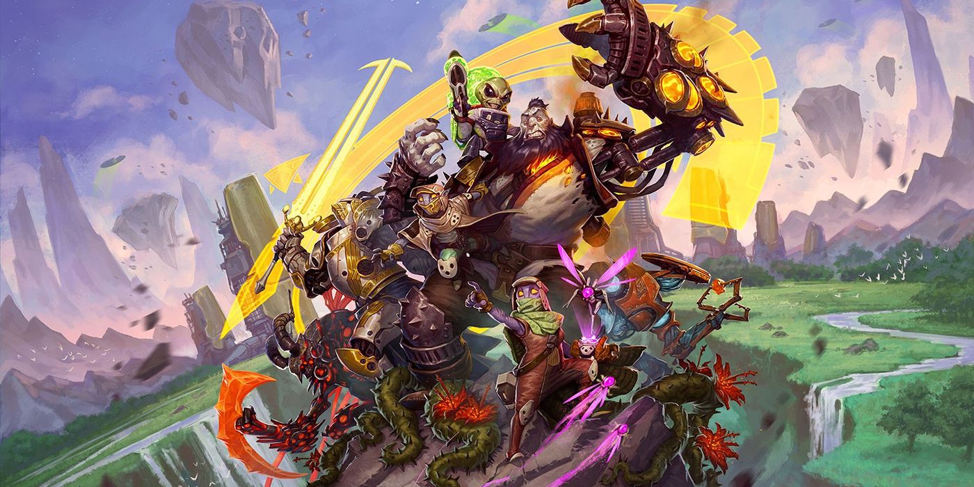 Keyforge Official Art Featuring All The Houses