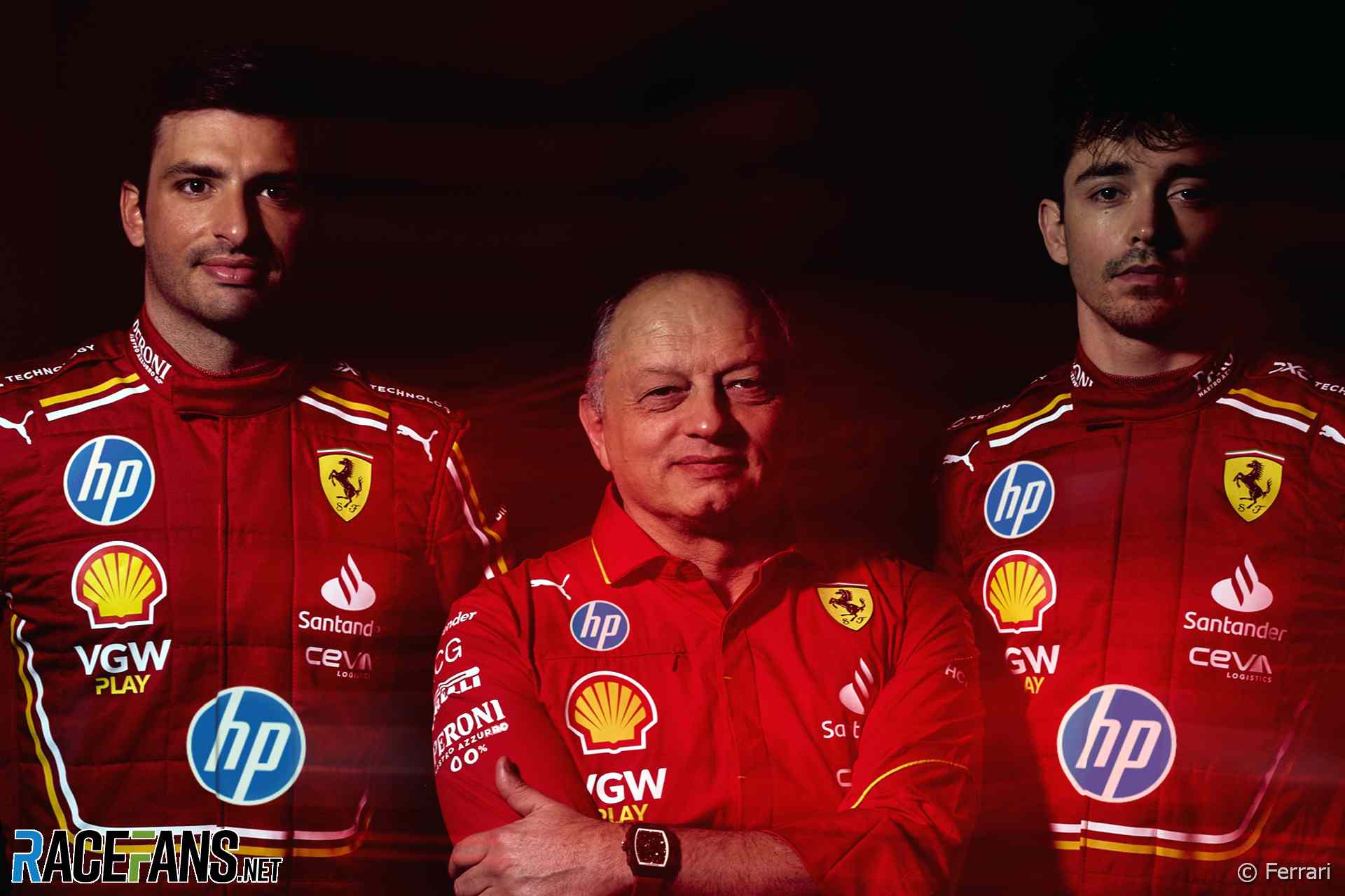 New Ferrari HP branding, 2024